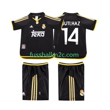 Fußballtrikots Real Madrid GUTI.HAZ 14 1999 2001 Retro Kinder Auswärts Trikotsatz Fußballtrikots Real Madrid GUTI.HAZ 14 1999 2001 Retro Kinder Auswärts Trikotsatz